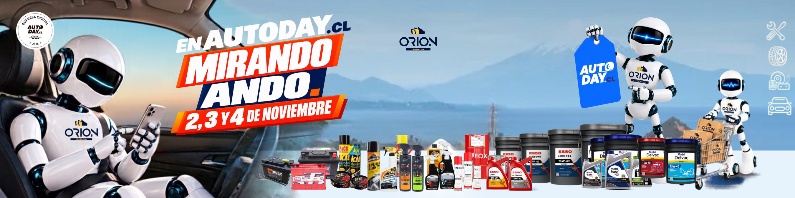 Auto Day Comercial Orion — En AutoDay.cl mirando ando, 2, 3 y 4 de noviembre